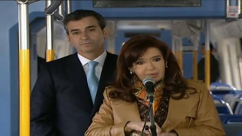 La expresidenta Cristina Fernández de Kirchner y el exministro del Interior, Florencio Randazzo. ARCHIVO