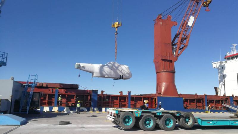 La llegada de los helicópteros de Estados Unidos en el puerto de Bahía Blanca