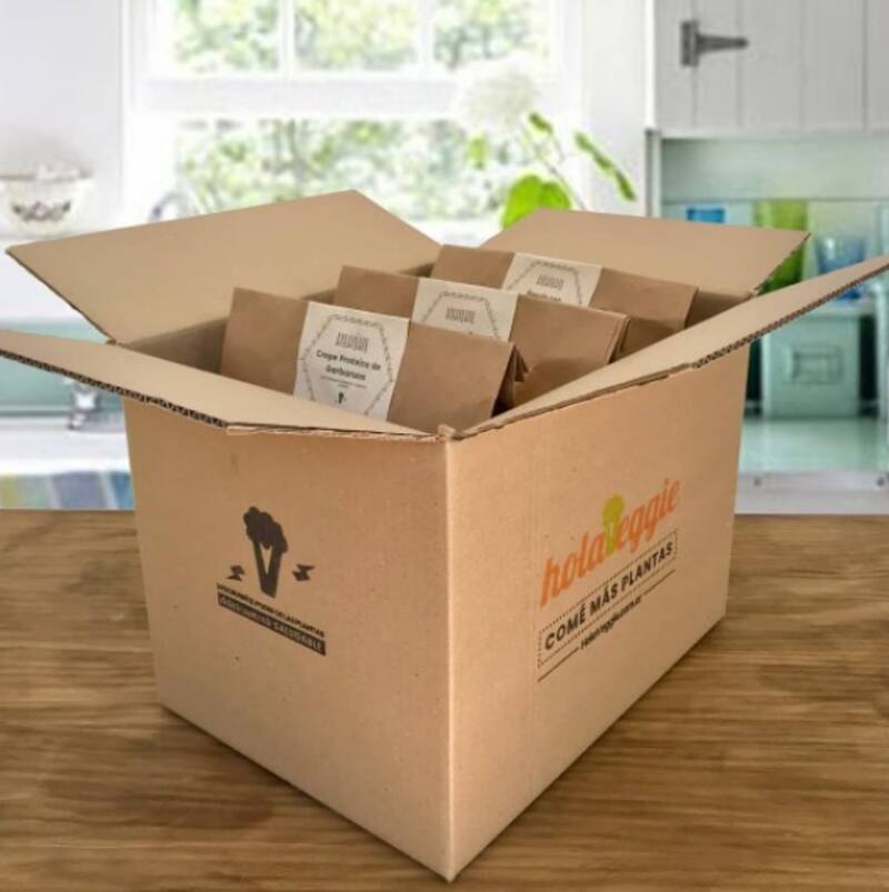 Hoy Hola Veggie envía alrededor de 300 cajas por semanas con sus menús a base de plantas.