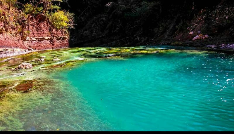 Este destino termal en Jujuy ofrece aguas turquesas que evocan la experiencia del Caribe (Fuente: Termas del Río Jordan / Facebook)
