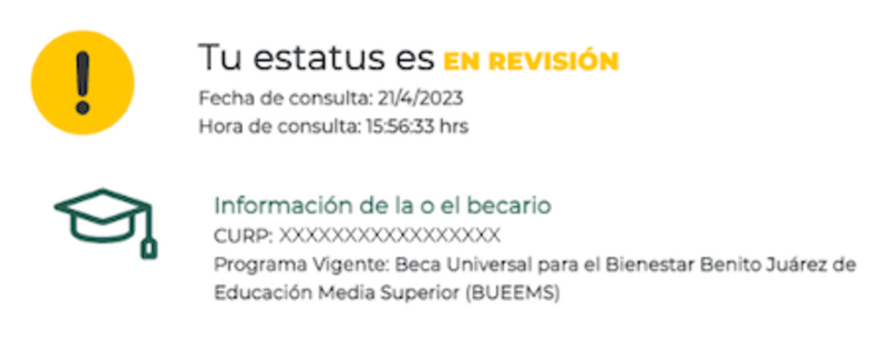 Cómo verificar tu estado en la Beca Benito Juárez y cuándo será el próximo pago. Fuente: Secretaría de Bienestar.