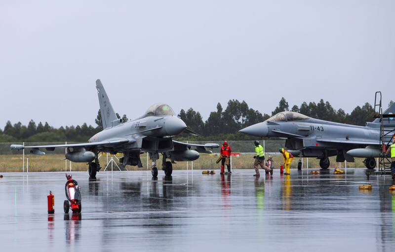 La estandarización y comunalidad logística de los Eurofighter facilitará el mantenimiento y la operación de la flota a largo plazo. (Imagen: archivo)