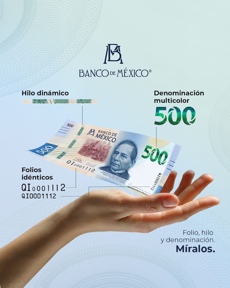 Qué checar al momento de recibir un billete. Foto: Archivo.