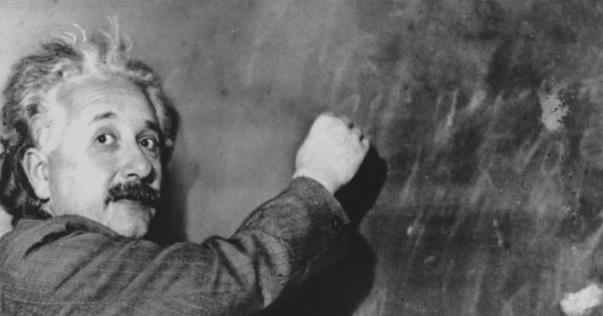 Albert Einstein sobre la felicidad: “Una vida tranquila y modesta trae ...