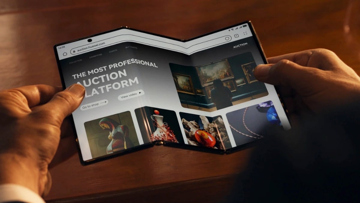 Gigante chino lanzó un celular con triple pantalla en la Argentina: cómo es y cuál es su precio