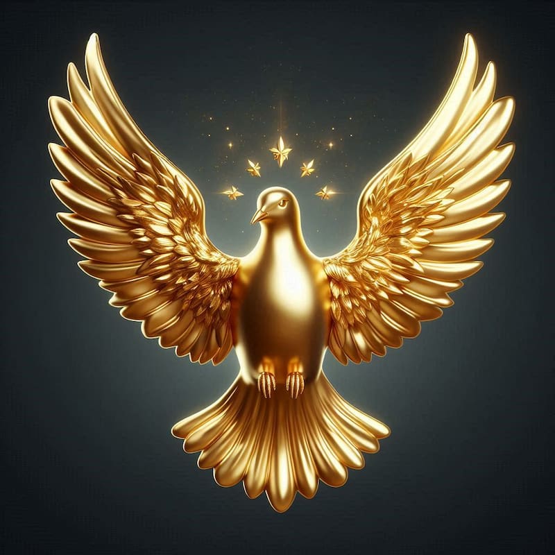 Espíritu Santo presente en el agua bendita. Fuente: Bing AI.