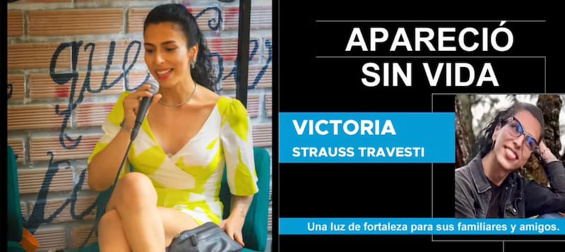 Asesinan a Victoria Strauss. (Fuente: archivo)