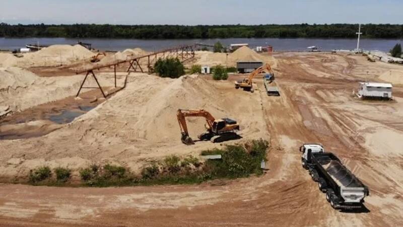 Varias areneras estarían operando al margen de la ley