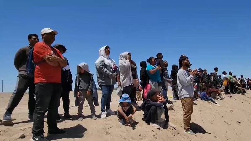 Denuncian violencia en el cruce migratorio de México. Fuente: EFE