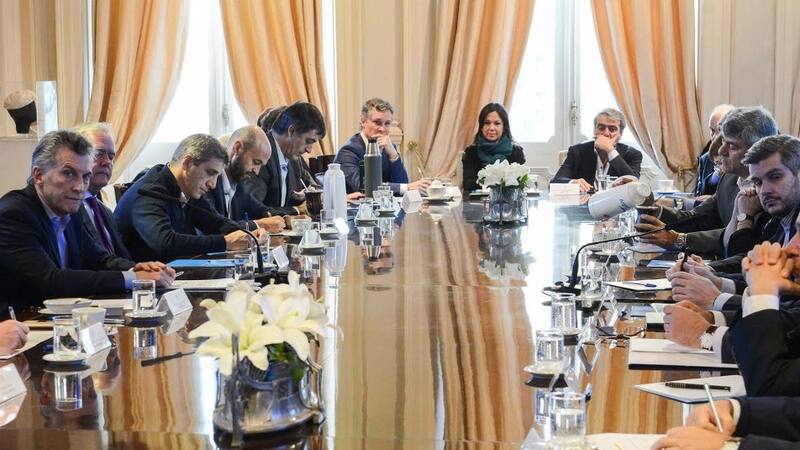 Reunión de Gabinete en la Rosada