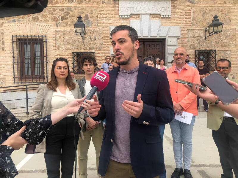 José Luis García Gascón, (Unidas Podemos). Fuente: cuenta oficial @PodemosCLM