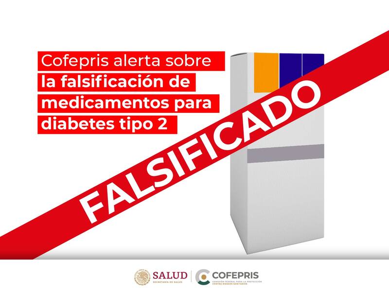 Cofepris alertó por un reconocido medicamento para tratar la diabetes tipo 2. Foto: Archivo.