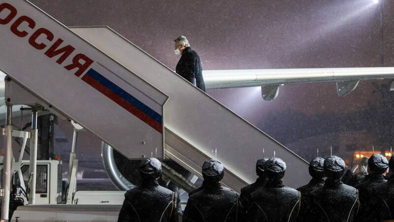 El presidente Alberto Fernández tras su visita a Rusia.