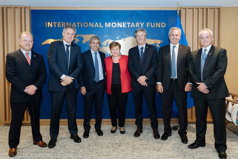 El equipo económico se reunió con Georgieva el miércoles por la tarde en Washington DC