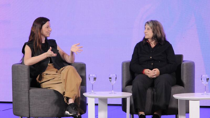 Cecilia Ce, sexóloga, y Ana Franchi, expresidenta del Conicet