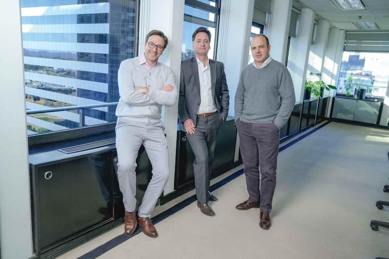 Mariano Luchetti, Ignacio Funes de Rioja y Hugo Bruzone, de Bruchou & Funes de Rioja.