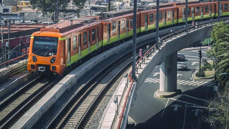 El Metro es uno de los transportes públicos más importantes de México. Fuente: archivo