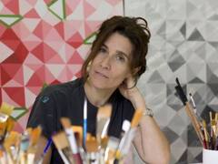 Qué esconden las obras geométricas de Natalia Cacchiarelli en Smart Gallery