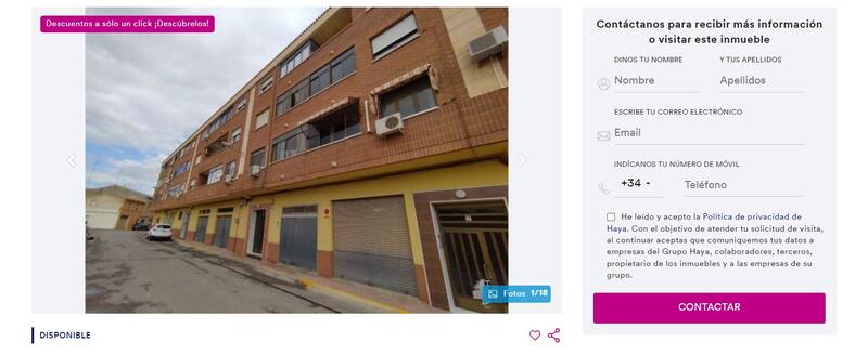 Viviendas CaixaBank: este lindo piso cuenta con todos sus espacios en perfecto estado. (Foto: www.haya.es).