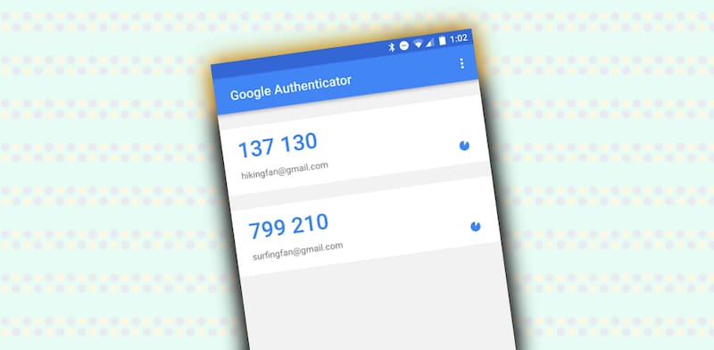 Google Authenticator.