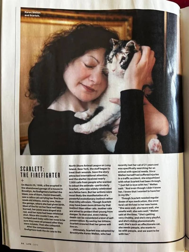 Karen y Scarlett. Fuente: Karen Wellen.