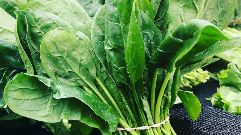 Una taza de espinaca cocida contiene aproximadamente 156 mg de magnesio. (Fuente: Unsplash)