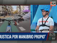 Polémica en las bicisendas porteñas: mano a mano con el 'Bicibandido' y su mensaje para Larreta