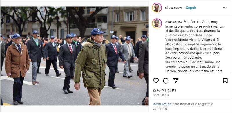 Kasanzew lo notificó en Instagram