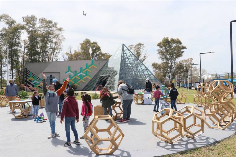 El Pabellón de Fábrica-Diseño e Innovación es uno de los atractivos para todas las edades - TELAM