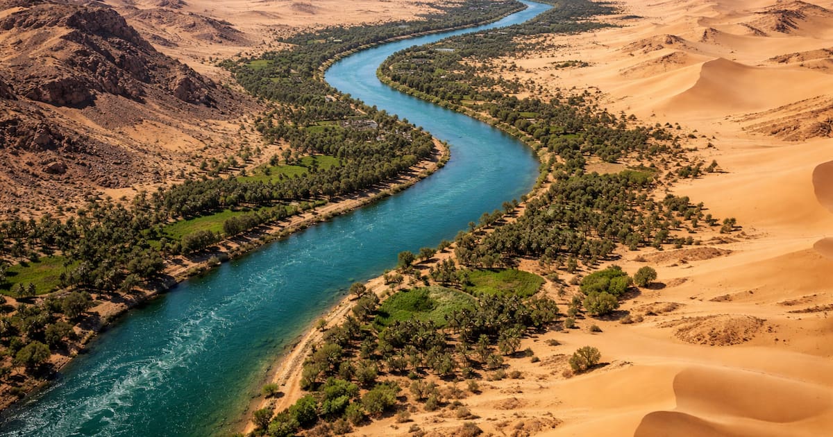 Maximo Del Rio Construyen la obra más importante de la historia: crean un río de más ...