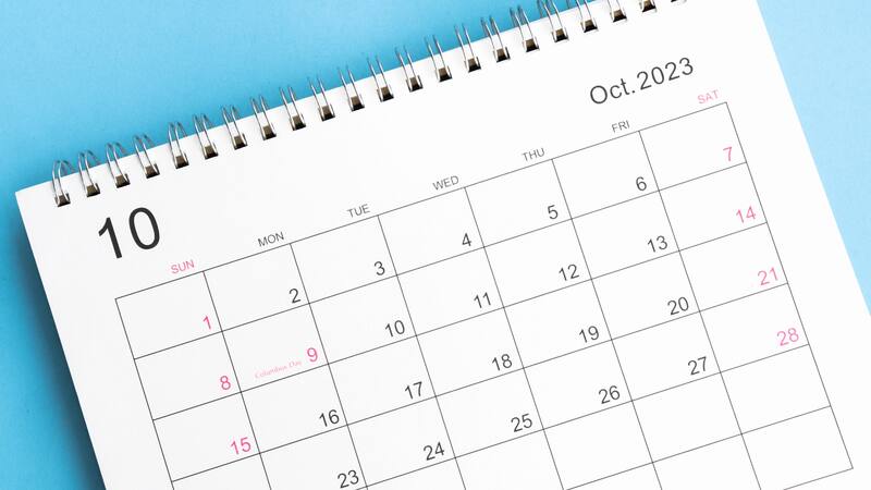 Hay un nuevo fin de semana largo en octuble.