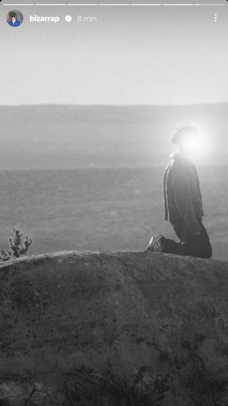 Historia de Instagram de Bizarrap que despertó sospechas entre los fanáticos. (Foto: Instagram)