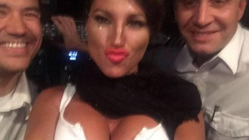 Xipolitakis, en una "selfie" con los pilotos