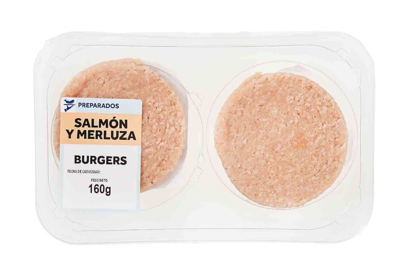 Burger de salmón y merluza de Lidl: este producto resuelve las comidas en minutos y por solo 2 euros. (Fuente: Lidl).