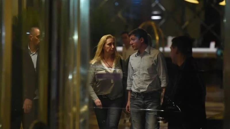 Karina Milei y Santiago Caputo en una imagen de archivo.