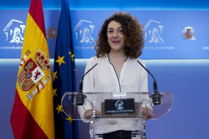 Aína Vida, diputada en el Congreso y portavoz de Catalunya En Comú. (Fuente: EFE / Borja Sánchez-Trillo)