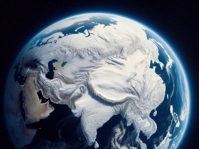 La capa de hielo de Groenlandia tendría apenas 1,1 millones de años, por lo que sería aún más vulnerable a los impactos del cambio climático. Foto: Archivo.