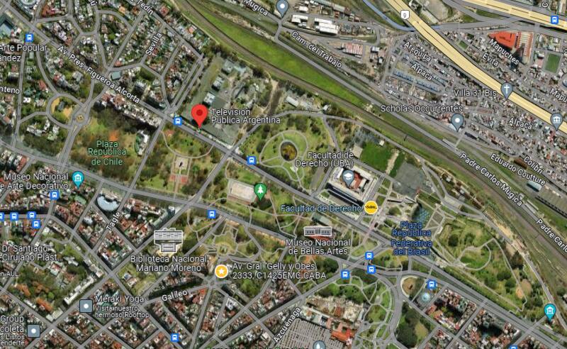 El predio de la TV Publica, en una zona codiciada de la Ciudad de Buenos Aires