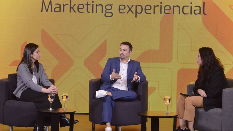 María de los Ángeles Casal, de Andreani; Lucas Giuliani, de Movistar, y Mariano Shaalo, de El Cronista