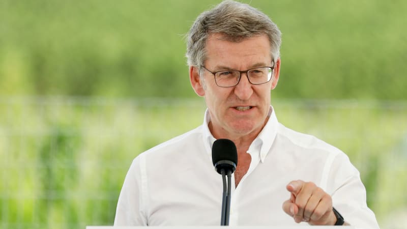 Feijóo apunta contra Sánchez y reclama que termine la legislatura "a la mayor brevedad".