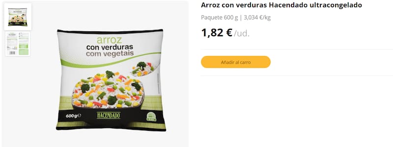 Este producto está diseñado para ahorrar tiempo en la cocina, ya que viene listo para calentar y servir. (Foto: mercadona.es)