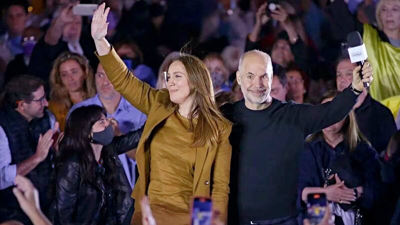 María Eugenia Vidal mostró su apoyo a Horacio Rodríguez Larreta. (Foto: archivo).