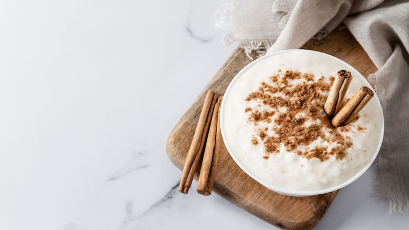 El arroz con leche es un postre muy antiguo.