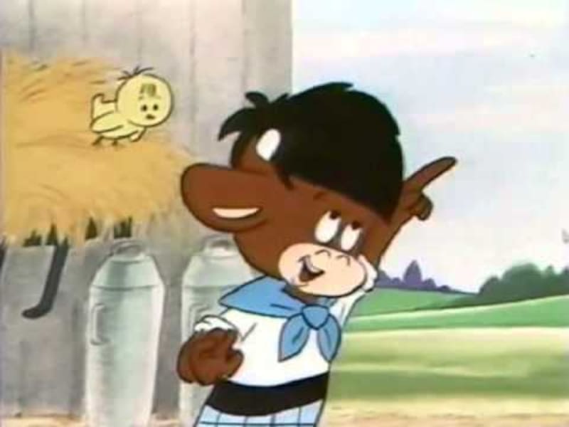 Un simpático ternero con pañuelo era el protagonista de las publicidades de Casanto