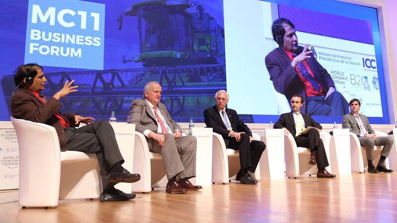 Luis Pagani en el debate de la OMC