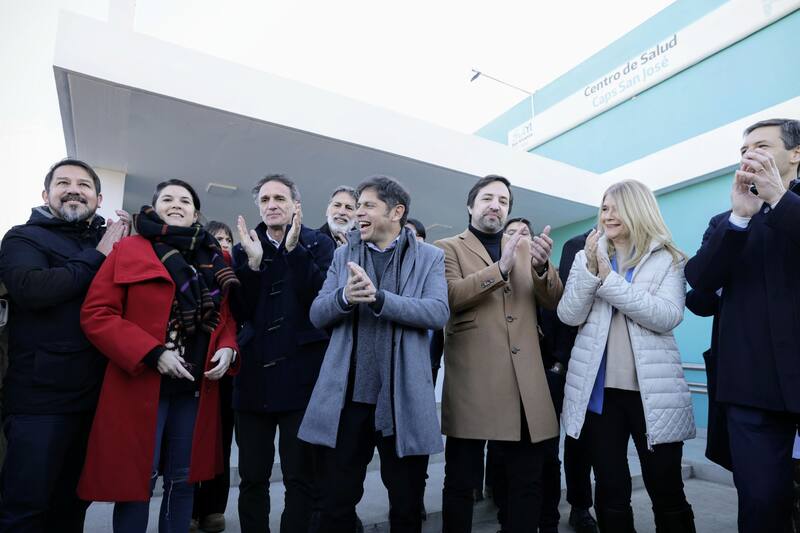 Axel Kicillof, Gabriel Katopodis, Nicolás Kreplaj y Veronica Magario inauguraron un centro de salud