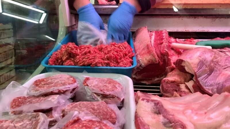 Los precios de la carne aumentaron en torno a 20% en los mostradores en los últimos días.