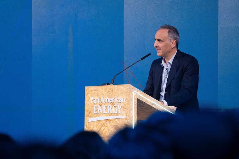 Marcos Bulgheroni, CEO de PAE, el miércoles, cuando inauguró el complejo Novo Horizonte, en Brasil.