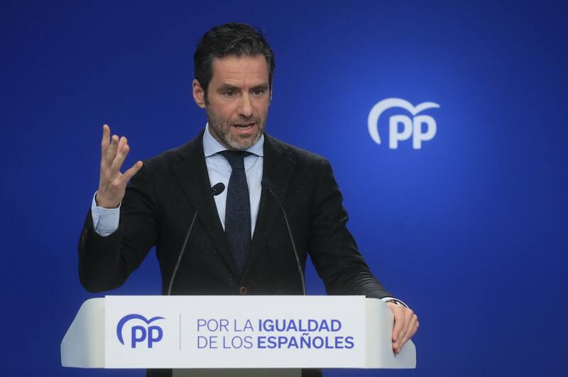 Borja Sémper, portavoz del PP. (Fuente: EFE / Fernando Alvarado)