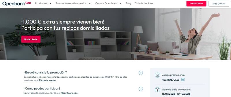 Imagen: captura de pantalla | Fuente: Openbank.es